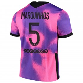 Paris Saint-Germain PSG Fodboldtrøjer Marquinhos 5 Fourth Jordan 2021 Kort ærmer